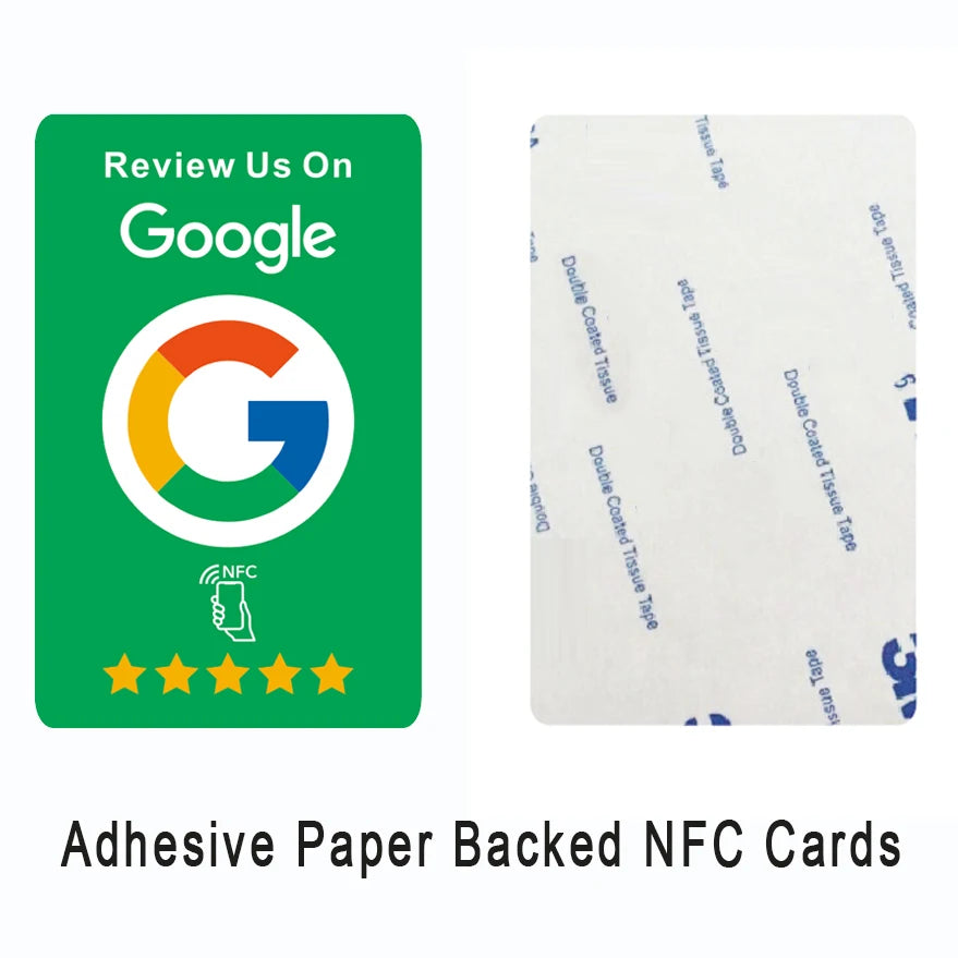 Google Reviews NFC Cards Boost Your Reviews PVC Material Durable