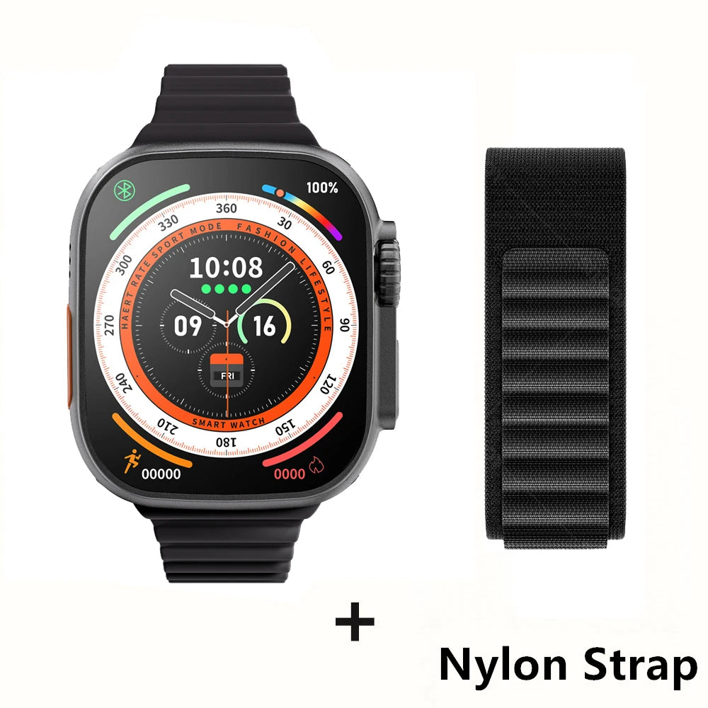 Apple Smart Watch 10 ultra x 3 Pro MAX Gen2 49mm Amoled Screen Smartwatch Refresh Rate Wireless Charging Men Women For Sport
