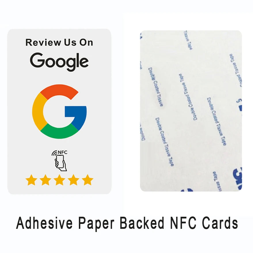 Google Reviews NFC Cards Boost Your Reviews PVC Material Durable
