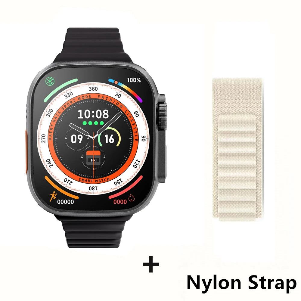 Apple Smart Watch 10 ultra x 3 Pro MAX Gen2 49mm Amoled Screen Smartwatch Refresh Rate Wireless Charging Men Women For Sport