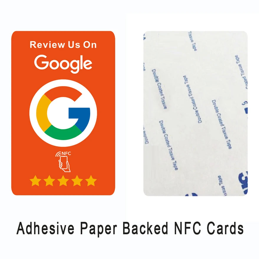 Google Reviews NFC Cards Boost Your Reviews PVC Material Durable