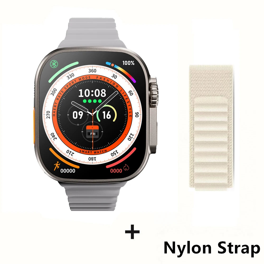 Apple Smart Watch 10 ultra x 3 Pro MAX Gen2 49mm Amoled Screen Smartwatch Refresh Rate Wireless Charging Men Women For Sport