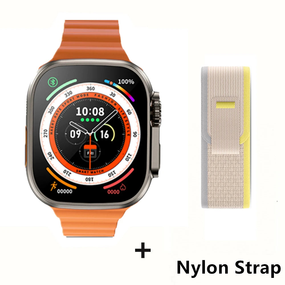 Apple Smart Watch 10 ultra x 3 Pro MAX Gen2 49mm Amoled Screen Smartwatch Refresh Rate Wireless Charging Men Women For Sport