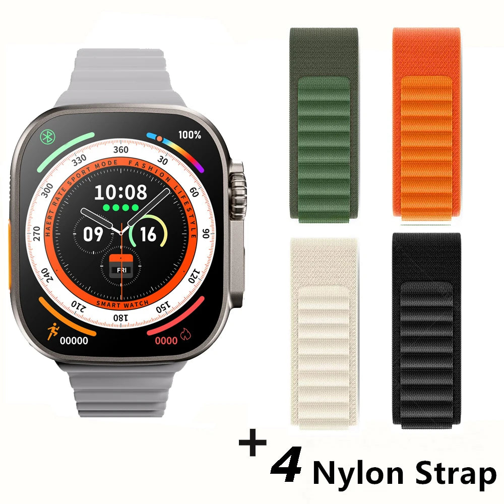 Apple Smart Watch 10 ultra x 3 Pro MAX Gen2 49mm Amoled Screen Smartwatch Refresh Rate Wireless Charging Men Women For Sport