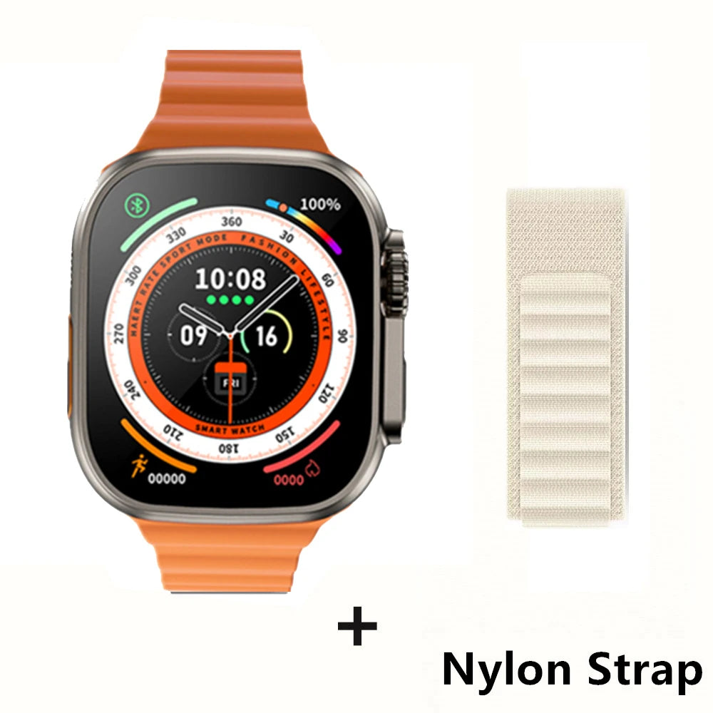 Apple Smart Watch 10 ultra x 3 Pro MAX Gen2 49mm Amoled Screen Smartwatch Refresh Rate Wireless Charging Men Women For Sport