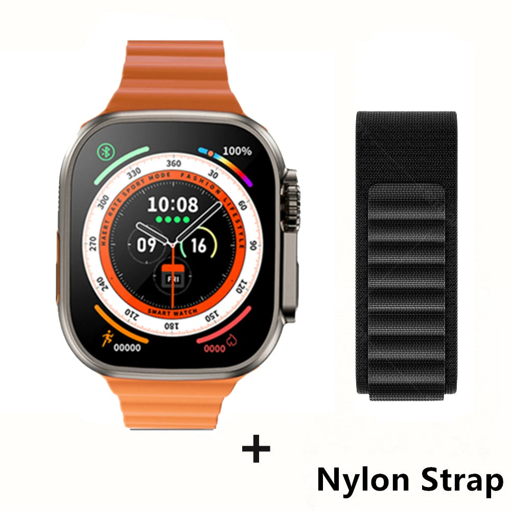 Apple Smart Watch 10 ultra x 3 Pro MAX Gen2 49mm Amoled Screen Smartwatch Refresh Rate Wireless Charging Men Women For Sport