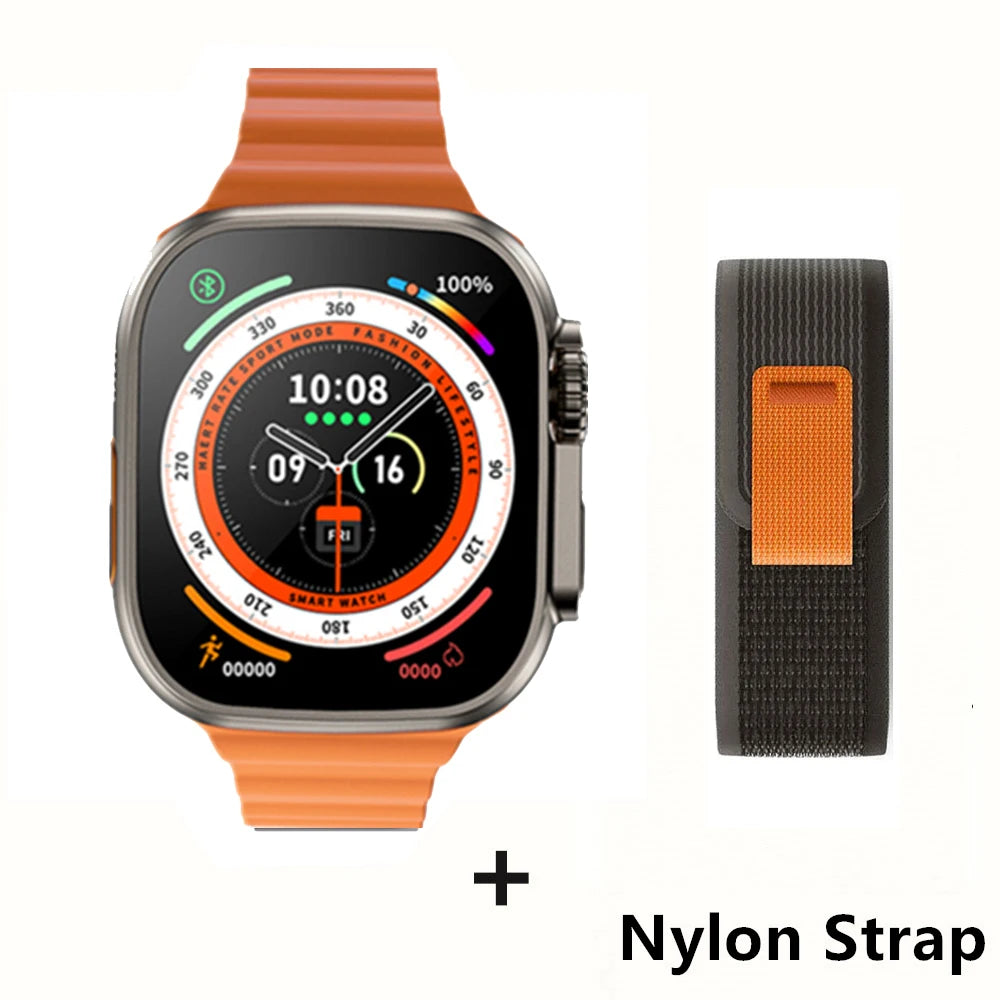 Apple Smart Watch 10 ultra x 3 Pro MAX Gen2 49mm Amoled Screen Smartwatch Refresh Rate Wireless Charging Men Women For Sport