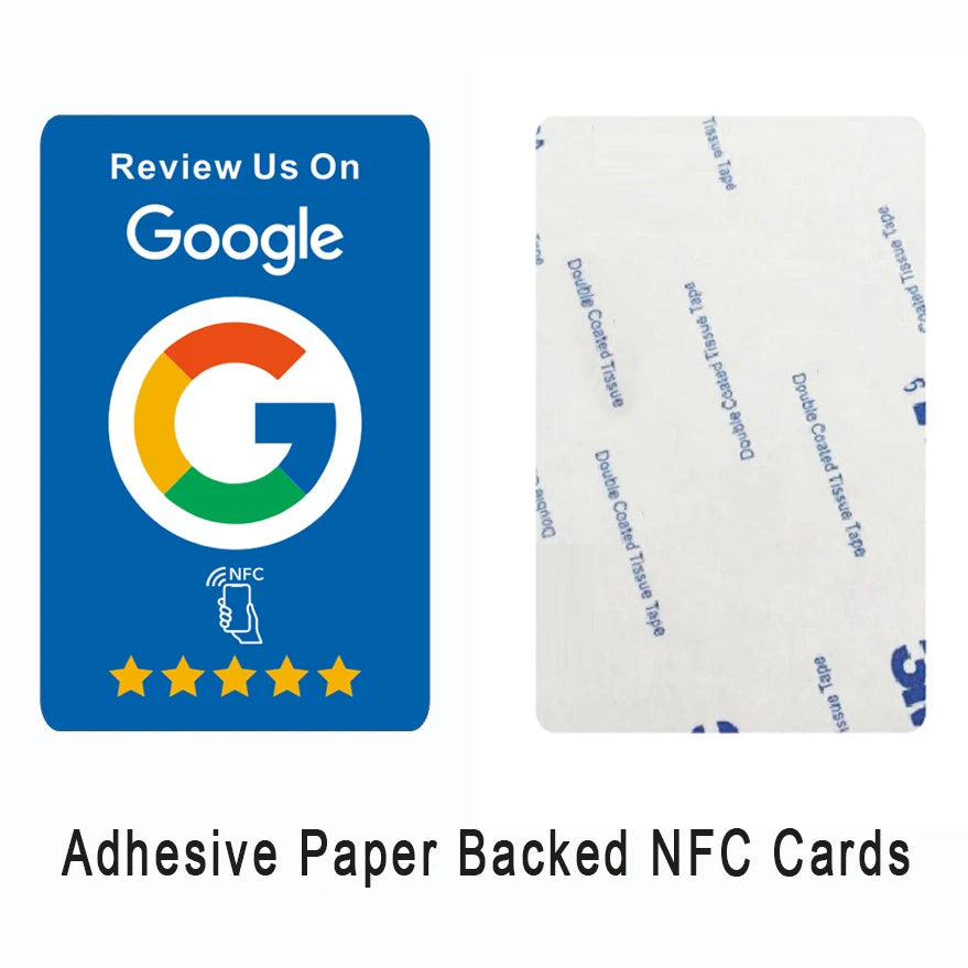 Google Reviews NFC Cards Boost Your Reviews PVC Material Durable