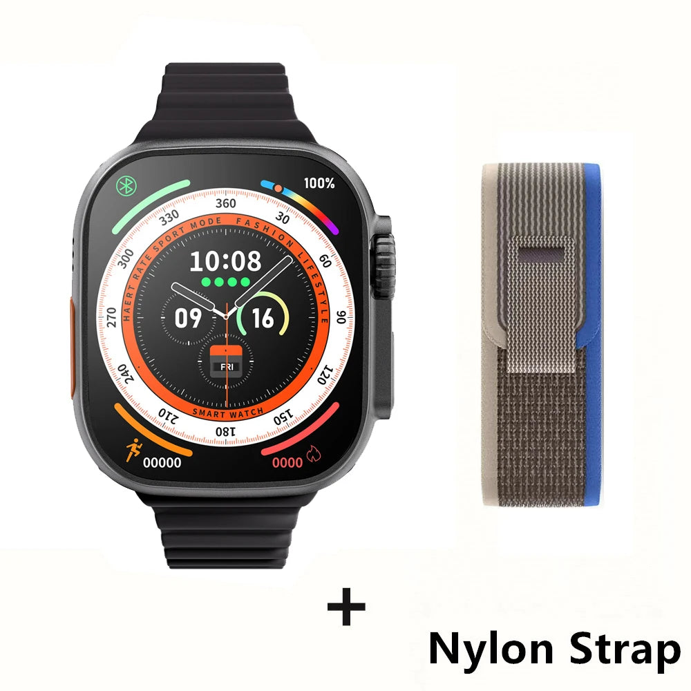 Apple Smart Watch 10 ultra x 3 Pro MAX Gen2 49mm Amoled Screen Smartwatch Refresh Rate Wireless Charging Men Women For Sport