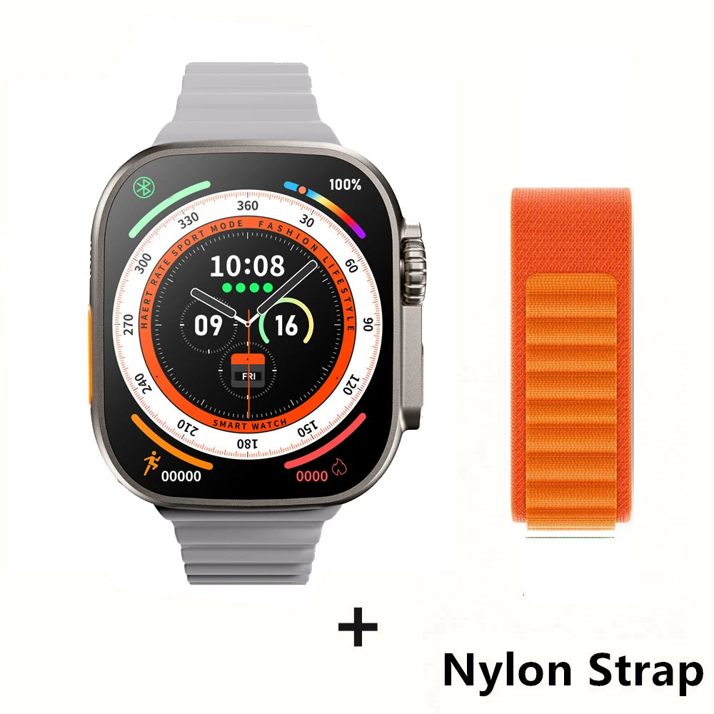 Apple Smart Watch 10 ultra x 3 Pro MAX Gen2 49mm Amoled Screen Smartwatch Refresh Rate Wireless Charging Men Women For Sport