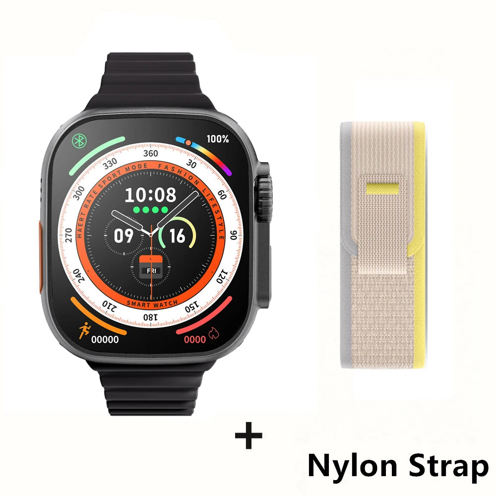 Apple Smart Watch 10 ultra x 3 Pro MAX Gen2 49mm Amoled Screen Smartwatch Refresh Rate Wireless Charging Men Women For Sport