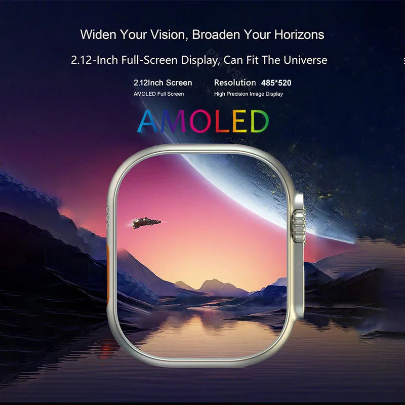 Apple Smart Watch 10 ultra x 3 Pro MAX Gen2 49mm Amoled Screen Smartwatch Refresh Rate Wireless Charging Men Women For Sport