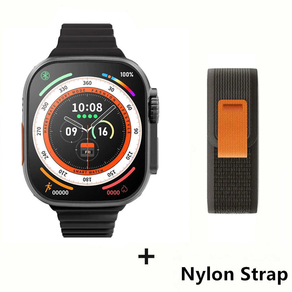 Apple Smart Watch 10 ultra x 3 Pro MAX Gen2 49mm Amoled Screen Smartwatch Refresh Rate Wireless Charging Men Women For Sport