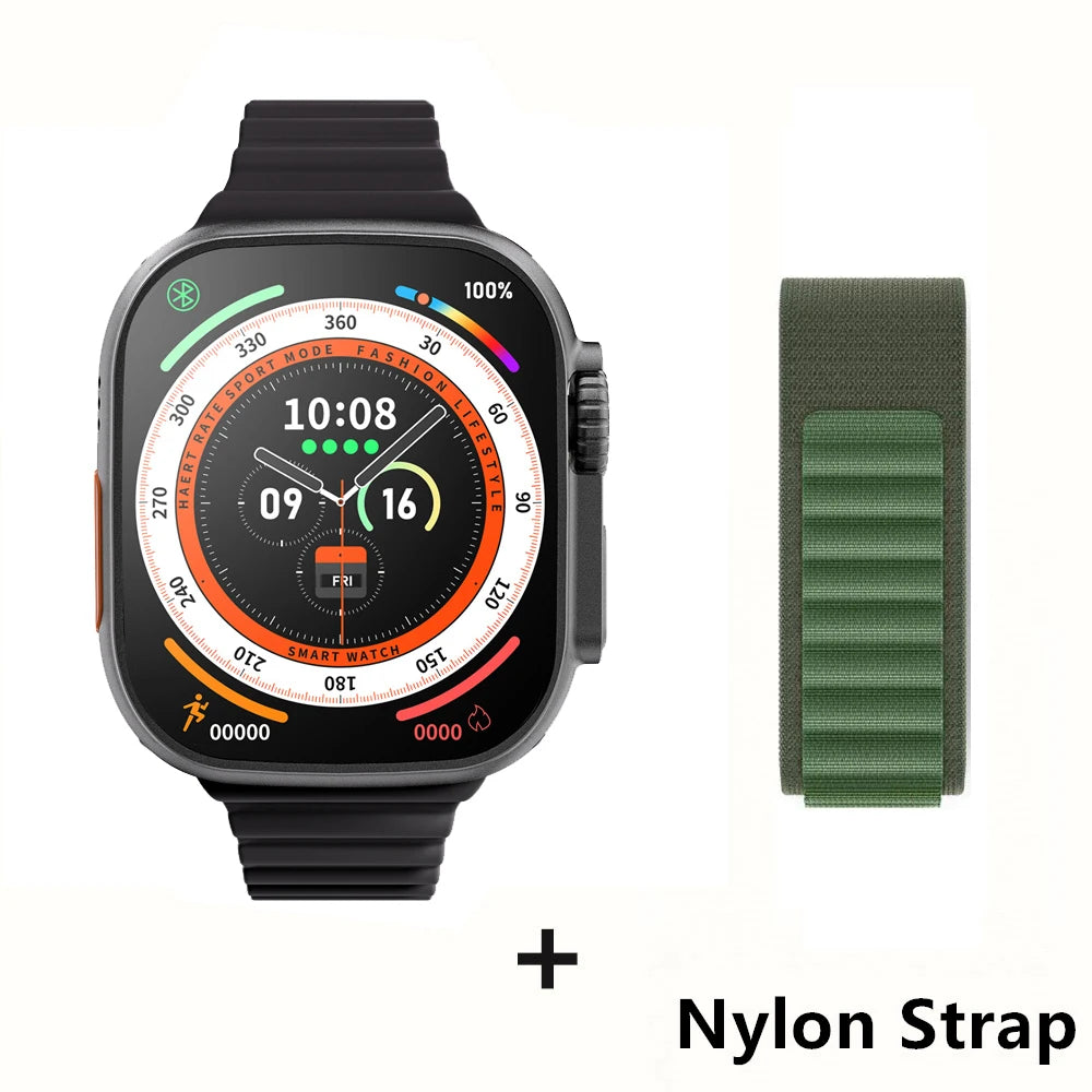 Apple Smart Watch 10 ultra x 3 Pro MAX Gen2 49mm Amoled Screen Smartwatch Refresh Rate Wireless Charging Men Women For Sport