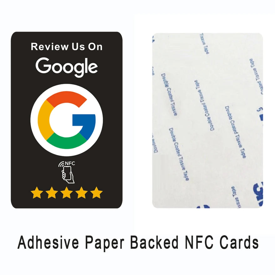 Google Reviews NFC Cards Boost Your Reviews PVC Material Durable