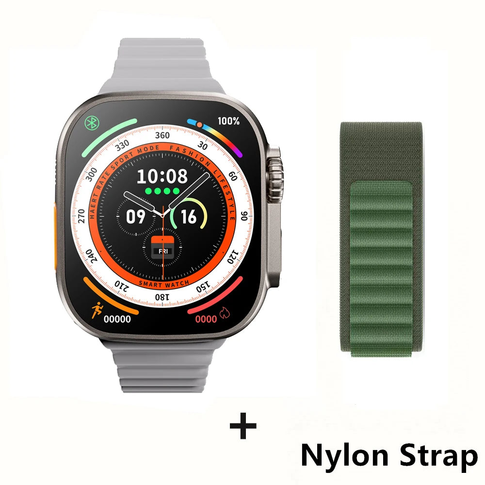 Apple Smart Watch 10 ultra x 3 Pro MAX Gen2 49mm Amoled Screen Smartwatch Refresh Rate Wireless Charging Men Women For Sport