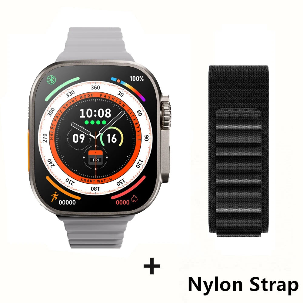 Apple Smart Watch 10 ultra x 3 Pro MAX Gen2 49mm Amoled Screen Smartwatch Refresh Rate Wireless Charging Men Women For Sport