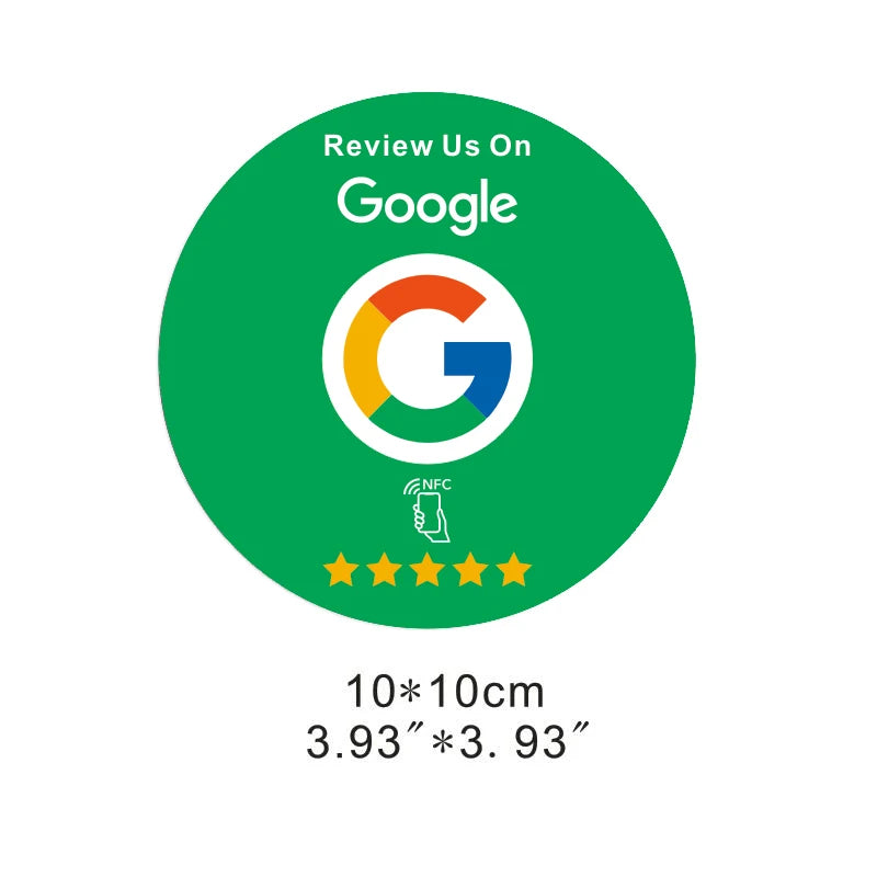 Google Reviews NFC Cards Boost Your Reviews PVC Material Durable