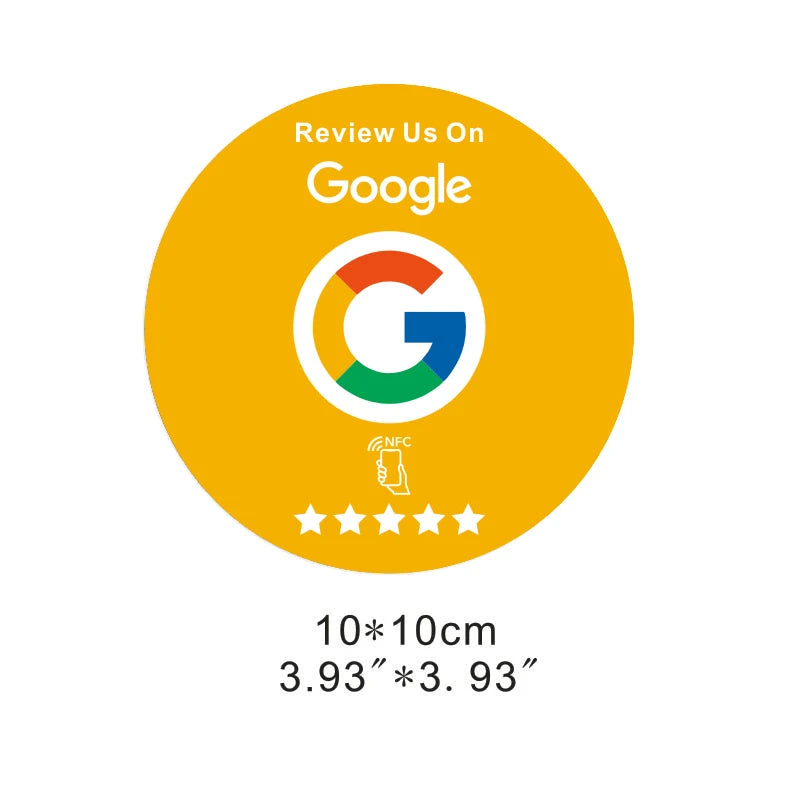 Google Reviews NFC Cards Boost Your Reviews PVC Material Durable