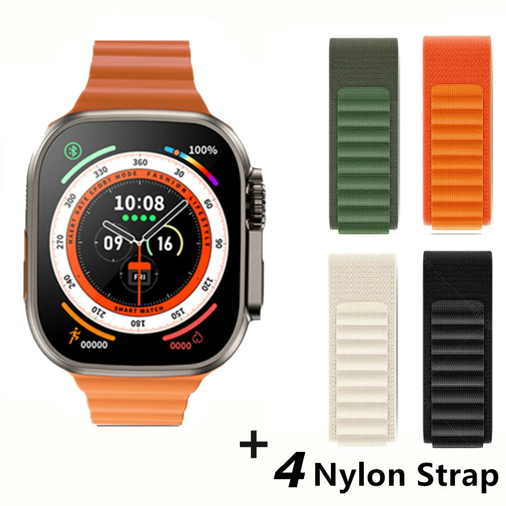 Apple Smart Watch 10 ultra x 3 Pro MAX Gen2 49mm Amoled Screen Smartwatch Refresh Rate Wireless Charging Men Women For Sport