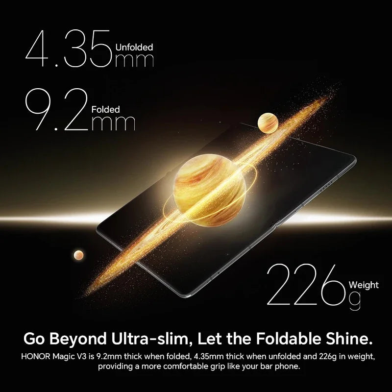 Honor Magic V3 5G Foldable 7.92" 50MP Cameras Snapdragon 8 Gen 3 Fast Charging Flip Smartphones Android Mobile Phone