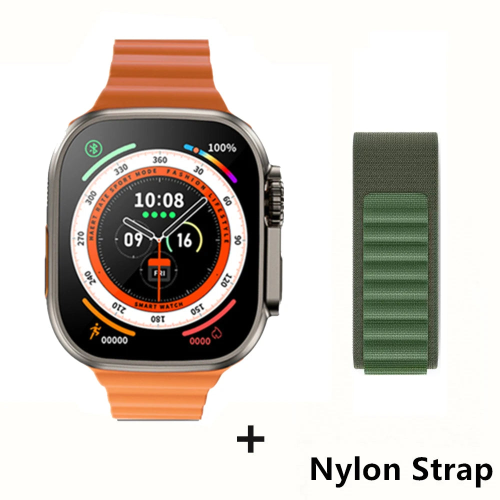 Apple Smart Watch 10 ultra x 3 Pro MAX Gen2 49mm Amoled Screen Smartwatch Refresh Rate Wireless Charging Men Women For Sport