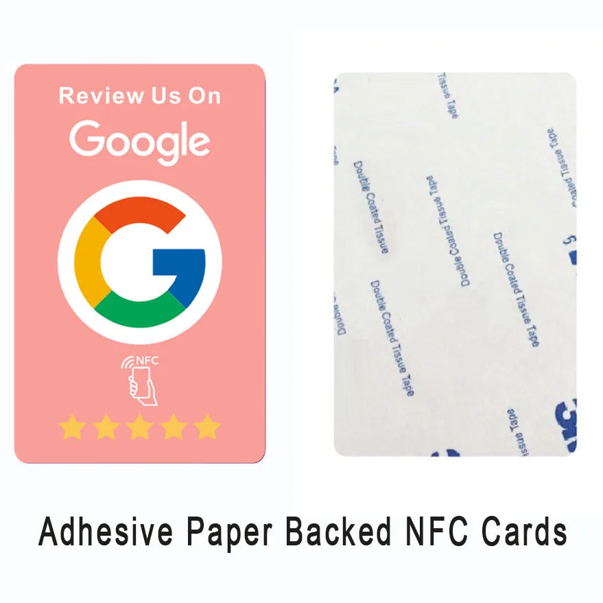 Google Reviews NFC Cards Boost Your Reviews PVC Material Durable